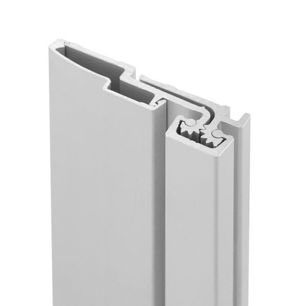 295AL, Half Surface Continuous Geared Hinge Standard Duty, 95" Clear Anodized